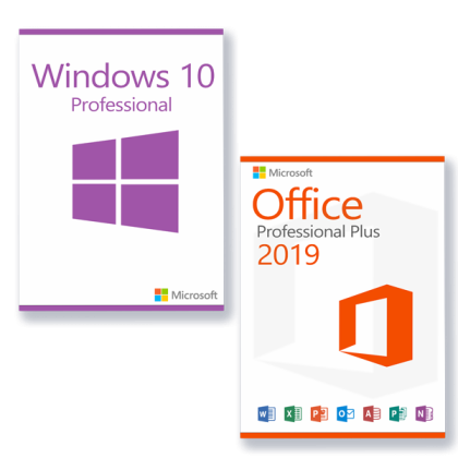 COMBO:  Microsoft Office 2019 Professional Plus – Windows 10 Professional licencia para 3 PCs