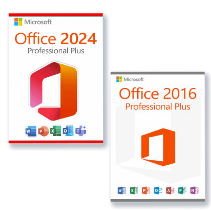 Microsoft Office 2024 Professional Plus + Microsoft Office 2016 Professional Plus para 3 PCs