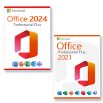 Microsoft Office 2024 Professional Plus + Microsoft Office 2021 Professional Plus licencia para 3 PCs